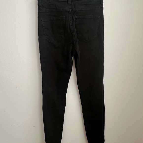 J. Crew Women's Classic Black High Rise Skinny Jeans - Picture 3 of 3